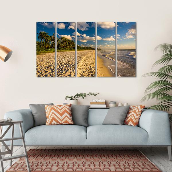 Naples Beach Florida Canvas Wall Art-5 Horizontal-Gallery Wrap-22" x 12"-Tiaracle