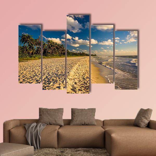 Naples Beach Florida Canvas Wall Art-5 Pop-Gallery Wrap-47" x 32"-Tiaracle