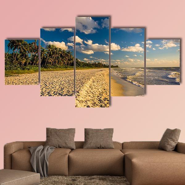 Naples Beach Florida Canvas Wall Art-5 Star-Gallery Wrap-62" x 32"-Tiaracle
