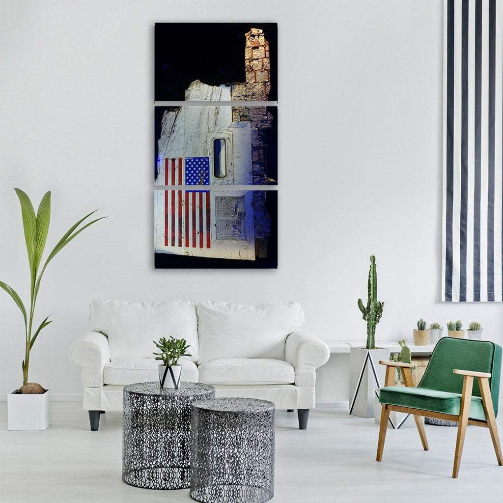 Nasa Space Shuttle Vertical Canvas Wall Art-3 Vertical-Gallery Wrap-12" x 25"-Tiaracle