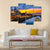 Nashville Skyline With Boat Canvas Wall Art-3 Horizontal-Gallery Wrap-37" x 24"-Tiaracle