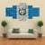 Flag Of Guatemala Canvas Wall Art-3 Horizontal-Gallery Wrap-37" x 24"-Tiaracle