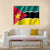 National Flag Of Mozambique Canvas Wall Art-1 Piece-Gallery Wrap-36" x 24"-Tiaracle