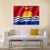 National Flag Of State Kiribati Canvas Wall Art-4 Horizontal-Gallery Wrap-34" x 24"-Tiaracle