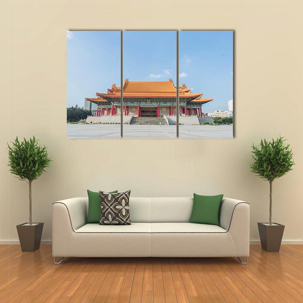 National Music Hall Of Taiwan Canvas Wall Art-3 Horizontal-Gallery Wrap-37" x 24"-Tiaracle