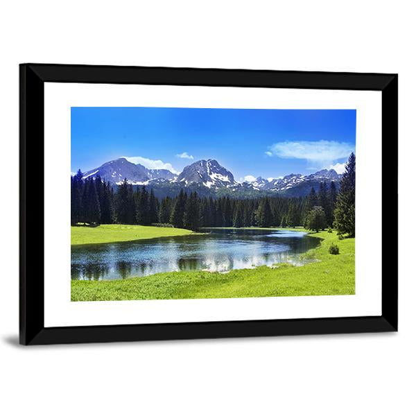 National Park Durmitor Panoramic Canvas Wall Art-1 Piece-36" x 12"-Tiaracle