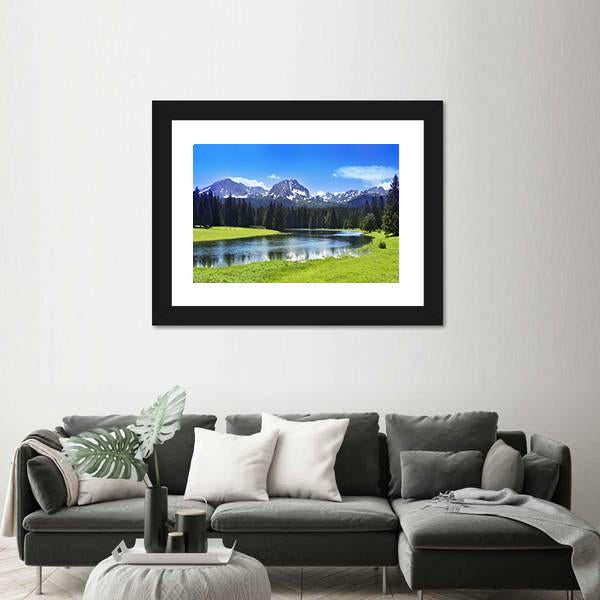 National Park Durmitor Panoramic Canvas Wall Art-1 Piece-36" x 12"-Tiaracle