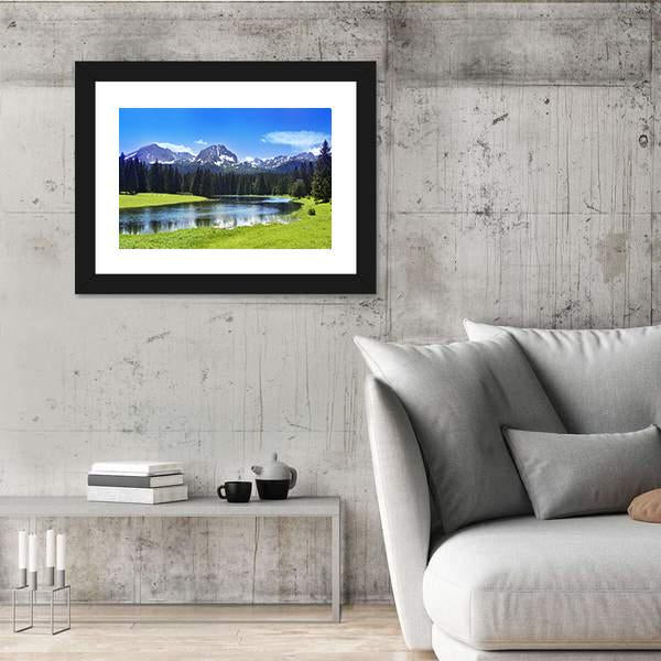 National Park Durmitor Panoramic Canvas Wall Art-1 Piece-36" x 12"-Tiaracle