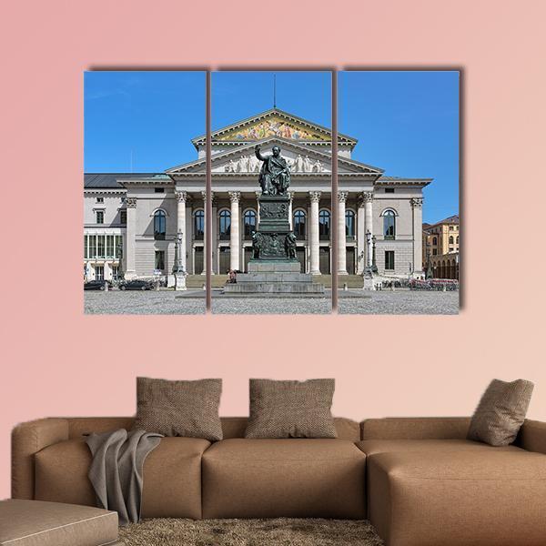 Max I Joseph Monument Canvas Wall Art-3 Horizontal-Gallery Wrap-37" x 24"-Tiaracle