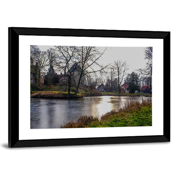 Natural Stream Germany Canvas Wall Art-3 Horizontal-Gallery Wrap-25" x 16"-Tiaracle