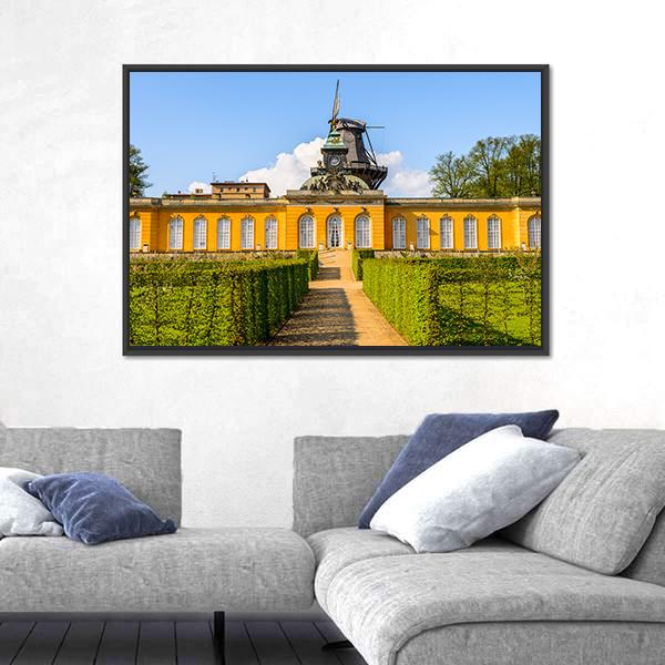 Nature & Architecture Of Potsdam Canvas Wall Art-3 Horizontal-Gallery Wrap-25" x 16"-Tiaracle