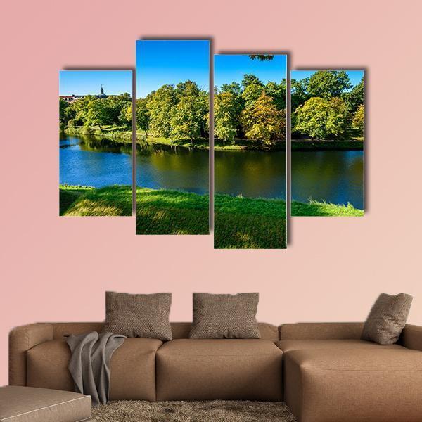 Nature In Kastellet Canvas Wall Art-4 Pop-Gallery Wrap-50" x 32"-Tiaracle