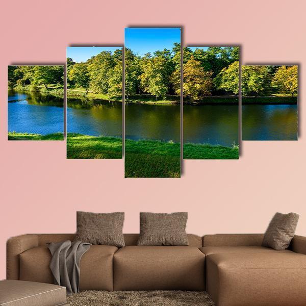 Nature In Kastellet Canvas Wall Art-5 Star-Gallery Wrap-62" x 32"-Tiaracle
