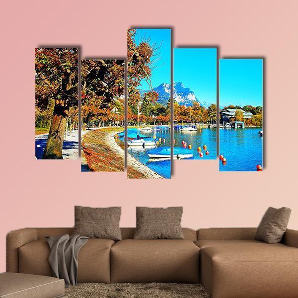 Nature In Swiss Canvas Wall Art-5 Pop-Gallery Wrap-47" x 32"-Tiaracle