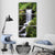 Forest Waterfall Vertical Canvas Wall Art-3 Vertical-Gallery Wrap-12" x 25"-Tiaracle