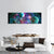 Nebula & Galaxies Panoramic Canvas Wall Art-3 Piece-25" x 08"-Tiaracle