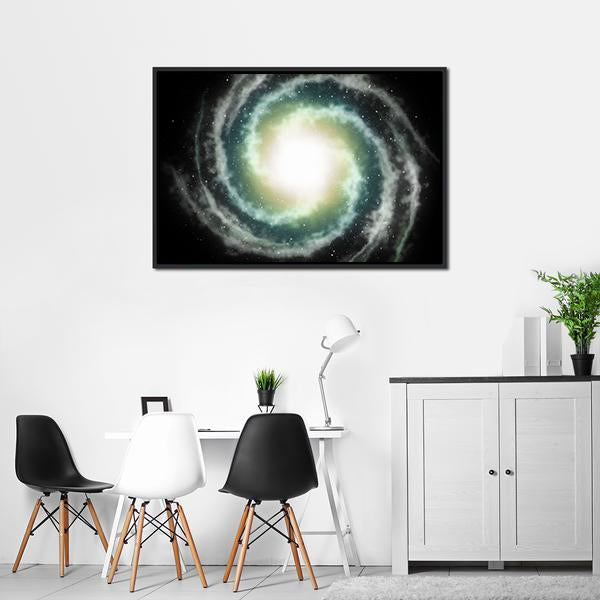 Nebula In Sky Canvas Wall Art-3 Horizontal-Gallery Wrap-25" x 16"-Tiaracle