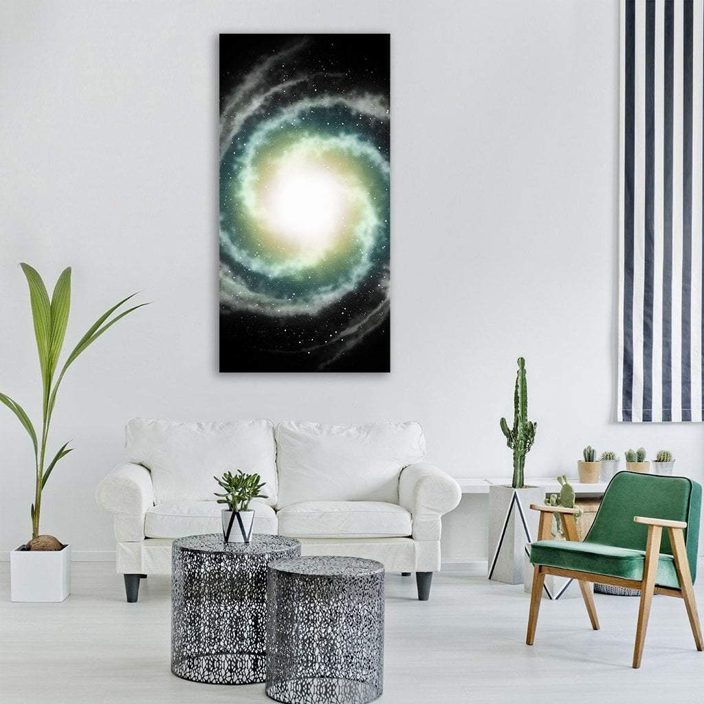 Nebula In Sky Vertical Canvas Wall Art-3 Vertical-Gallery Wrap-12" x 25"-Tiaracle