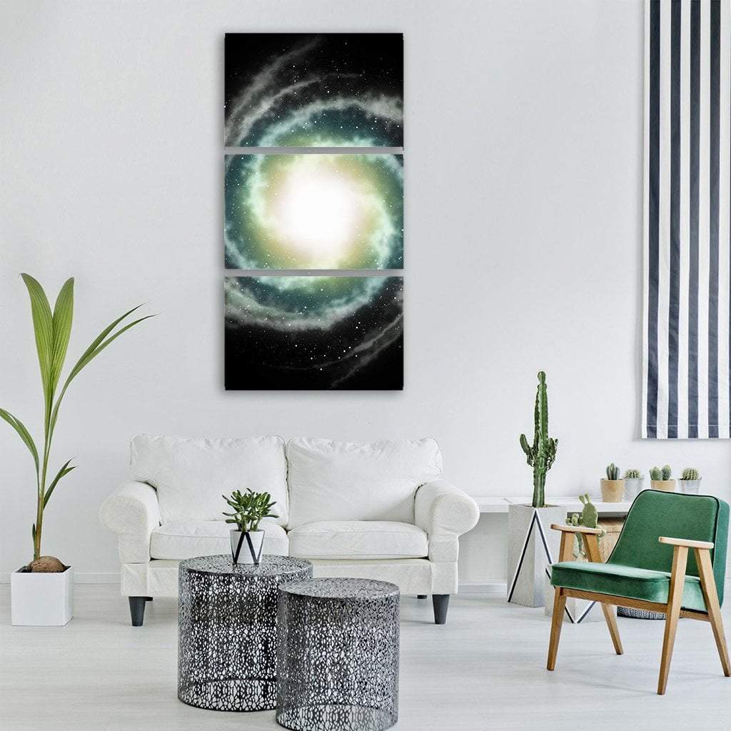 Nebula In Sky Vertical Canvas Wall Art-3 Vertical-Gallery Wrap-12" x 25"-Tiaracle