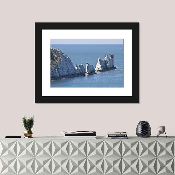 Needles On South Coast Canvas Wall Art-1 Piece-Framed Print-20" x 16"-Tiaracle