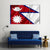 Nepal Waving Flag Canvas Wall Art-3 Horizontal-Gallery Wrap-37" x 24"-Tiaracle