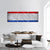 Netherlands Flag Panoramic Canvas Wall Art-1 Piece-36" x 12"-Tiaracle