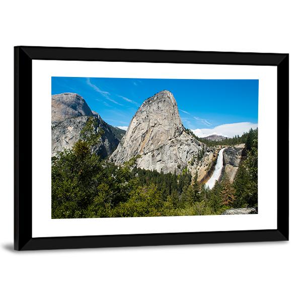 Nevada Falls Canvas Wall Art-3 Horizontal-Gallery Wrap-25" x 16"-Tiaracle