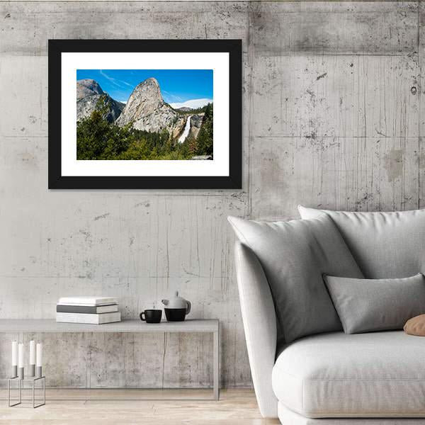 Nevada Falls Canvas Wall Art-3 Horizontal-Gallery Wrap-25" x 16"-Tiaracle