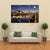 Newcastle Quayside At Night Canvas Wall Art-5 Pop-Gallery Wrap-47" x 32"-Tiaracle