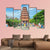 Ho Chi Minh City Vietnam Canvas Wall Art-5 Pop-Gallery Wrap-47" x 32"-Tiaracle