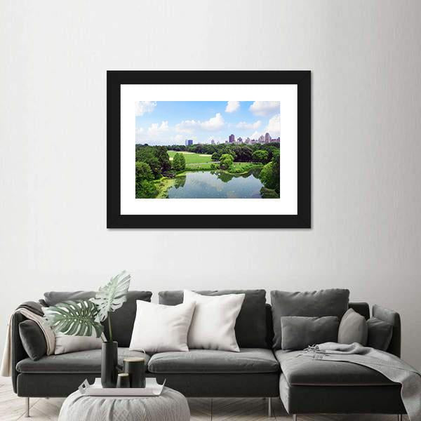 New York Central Park Canvas Wall Art-3 Horizontal-Gallery Wrap-25" x 16"-Tiaracle