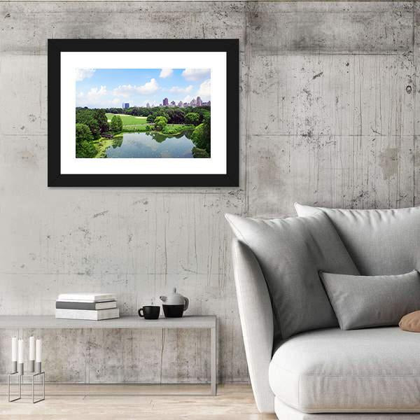 New York Central Park Canvas Wall Art-3 Horizontal-Gallery Wrap-25" x 16"-Tiaracle