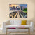 NY Skyline On East River Canvas Wall Art-5 Horizontal-Gallery Wrap-22" x 12"-Tiaracle