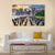 NY Skyline On East River Canvas Wall Art-3 Horizontal-Gallery Wrap-37" x 24"-Tiaracle