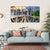 NY Skyline On East River Canvas Wall Art-5 Horizontal-Gallery Wrap-22" x 12"-Tiaracle