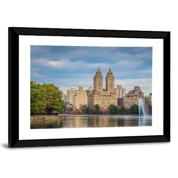 New York Cityscape Panoramic Canvas Wall Art-1 Piece-36" x 12"-Tiaracle