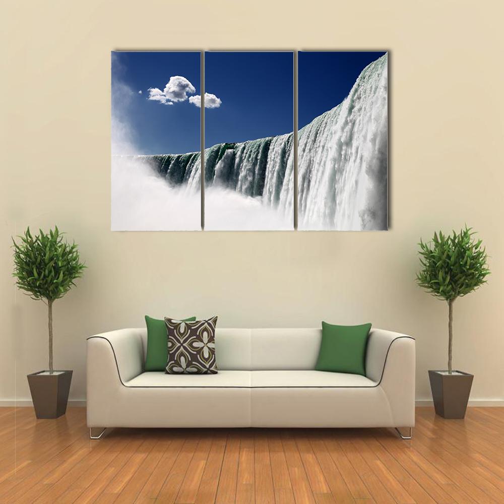 Niagara Falls In Ontario Canada Canvas Wall Art-3 Horizontal-Gallery Wrap-25" x 16"-Tiaracle