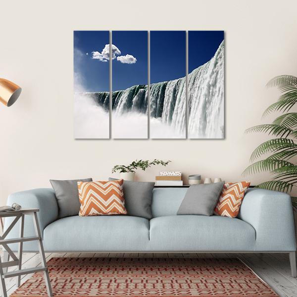 Niagara Falls In Ontario Canada Canvas Wall Art-4 Horizontal-Gallery Wrap-34" x 24"-Tiaracle