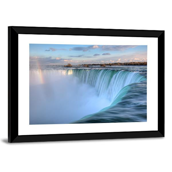 Niagara Waterfalls From Canadian Side Canvas Wall Art-3 Horizontal-Gallery Wrap-25" x 16"-Tiaracle