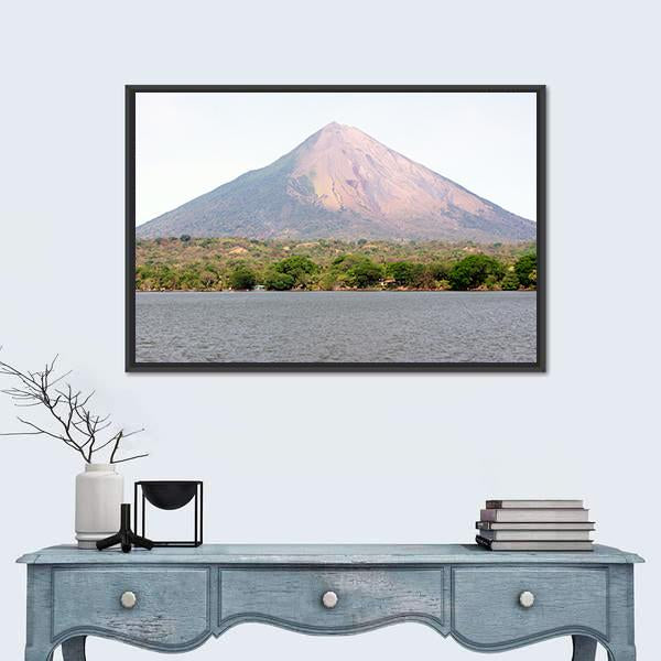 Nicaragua Lake Canvas Wall Art-1 Piece-Floating Frame-24" x 16"-Tiaracle