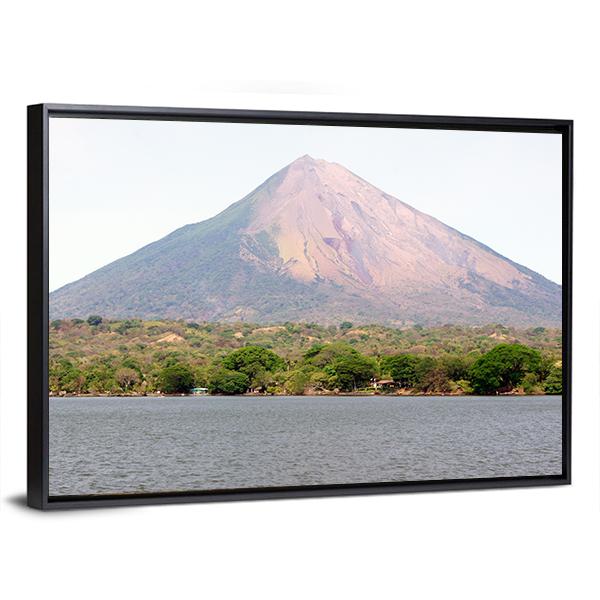 Nicaragua Lake Canvas Wall Art-3 Horizontal-Gallery Wrap-25" x 16"-Tiaracle
