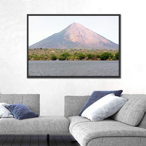 Nicaragua Lake Canvas Wall Art-3 Horizontal-Gallery Wrap-25" x 16"-Tiaracle