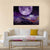 Night Abstract Earth Space Canvas Wall Art-4 Square-Gallery Wrap-17" x 17"-Tiaracle