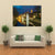 Green Canal In Bruges Canvas Wall Art-4 Horizontal-Gallery Wrap-34" x 24"-Tiaracle
