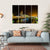 Night In Bremerhaven Canvas Wall Art-1 Piece-Gallery Wrap-36" x 24"-Tiaracle