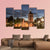 Night View Of Mannheim Canvas Wall Art-5 Pop-Gallery Wrap-47" x 32"-Tiaracle