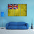 Niue Flag Canvas Wall Art-3 Horizontal-Gallery Wrap-37" x 24"-Tiaracle