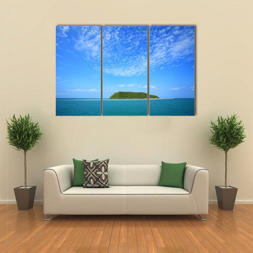 Nang Yuan Island Canvas Wall Art-3 Horizontal-Gallery Wrap-37" x 24"-Tiaracle
