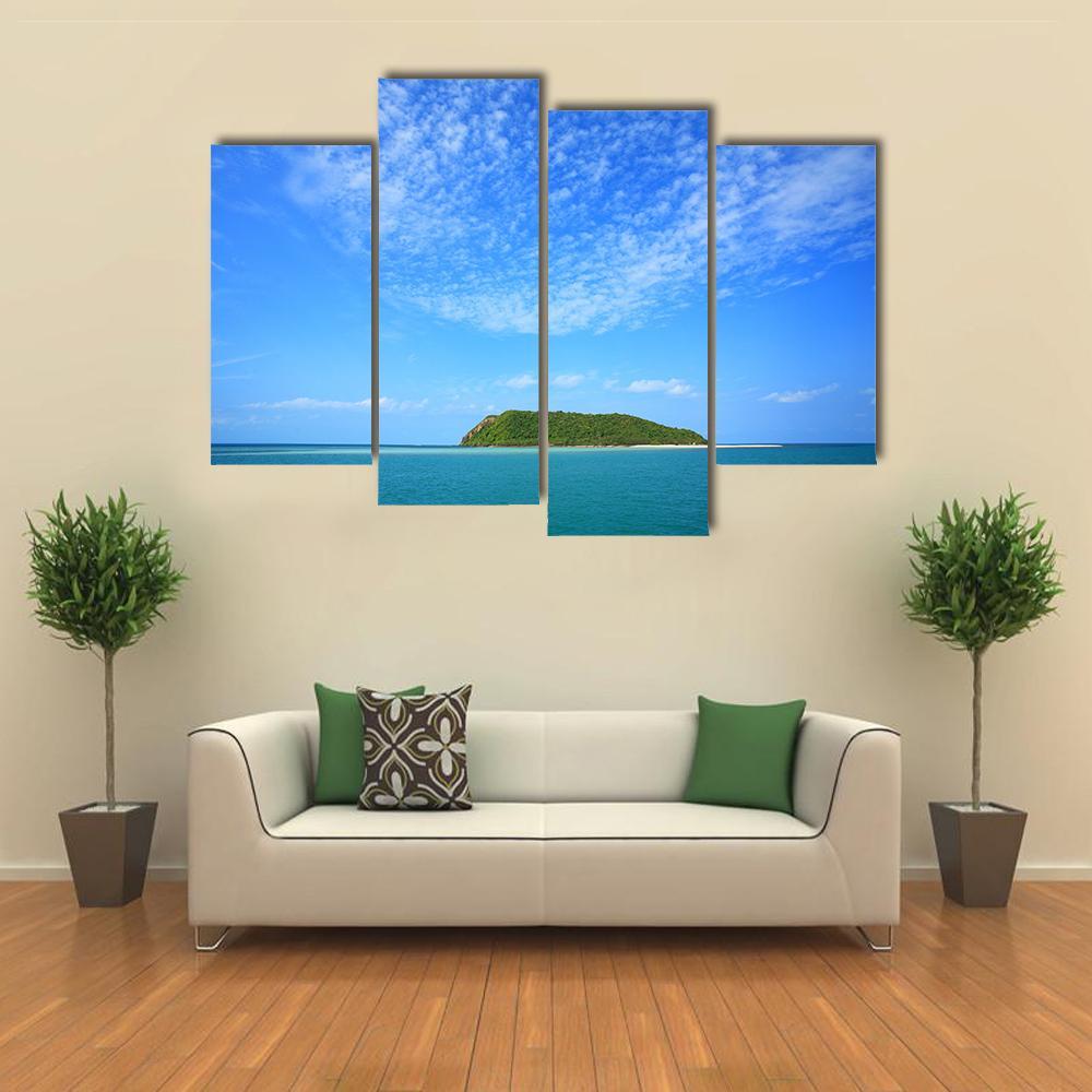 Nang Yuan Island Canvas Wall Art-4 Pop-Gallery Wrap-50" x 32"-Tiaracle