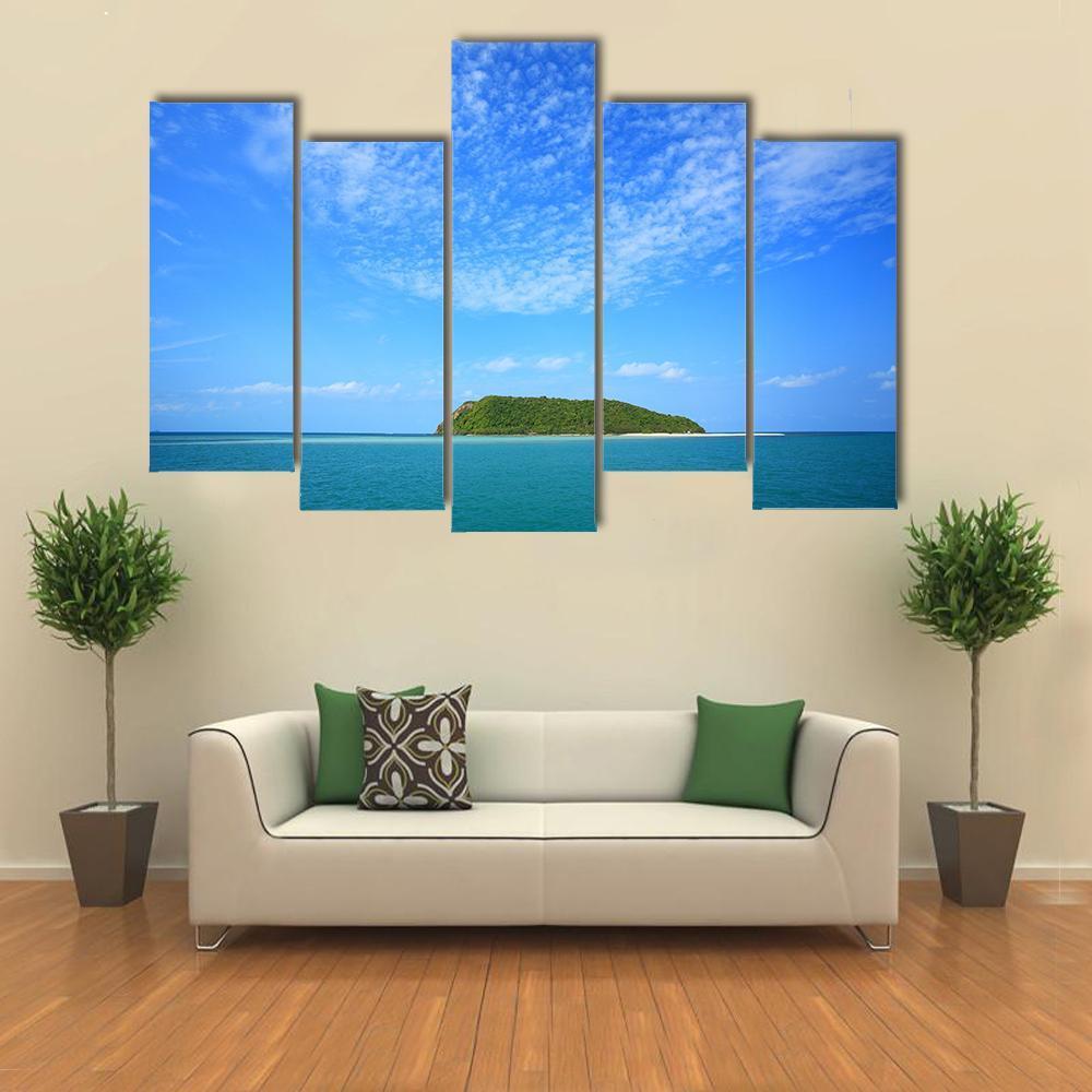 Nang Yuan Island Canvas Wall Art-5 Pop-Gallery Wrap-47" x 32"-Tiaracle